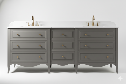 Ridgehaven Double Vanity, 9-Drawer