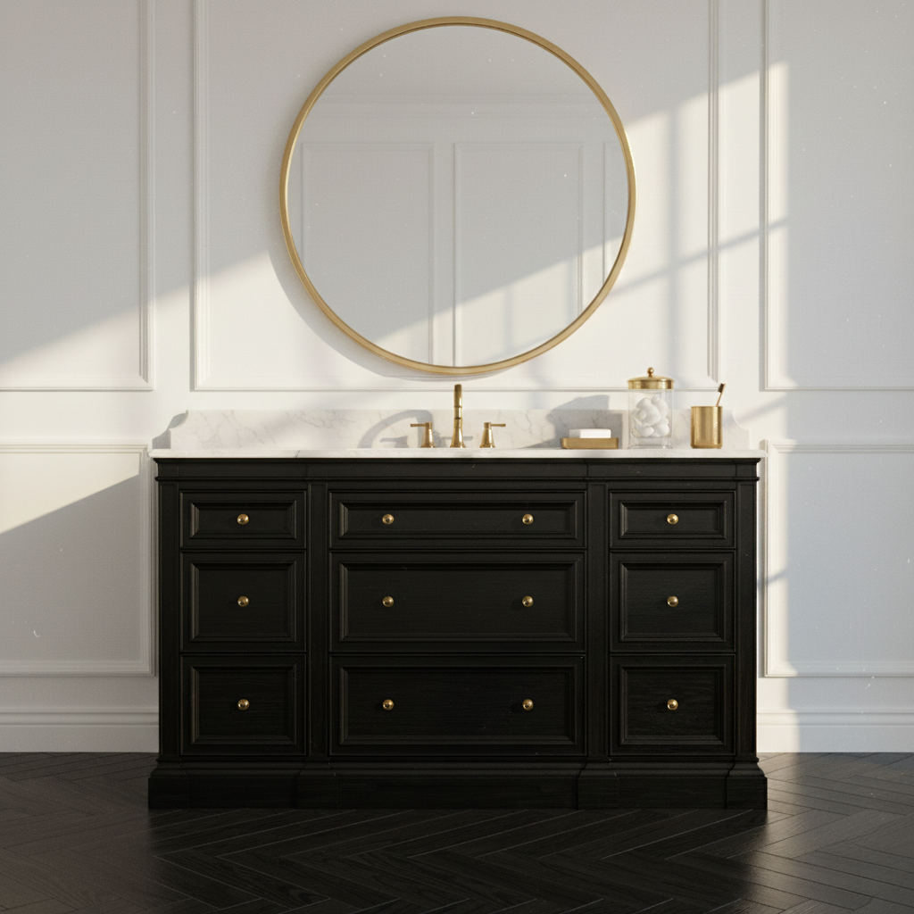 Harborstone Single Vanity 9 drawer