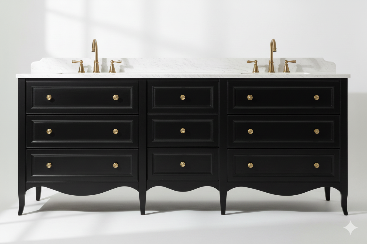 Ridgehaven Double Vanity, 9-Drawer